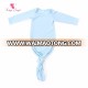 solid color long blank baby clothing gowns sleeping