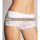 Fashion Cotton/Lace Sexy Ladies Transparent Panties